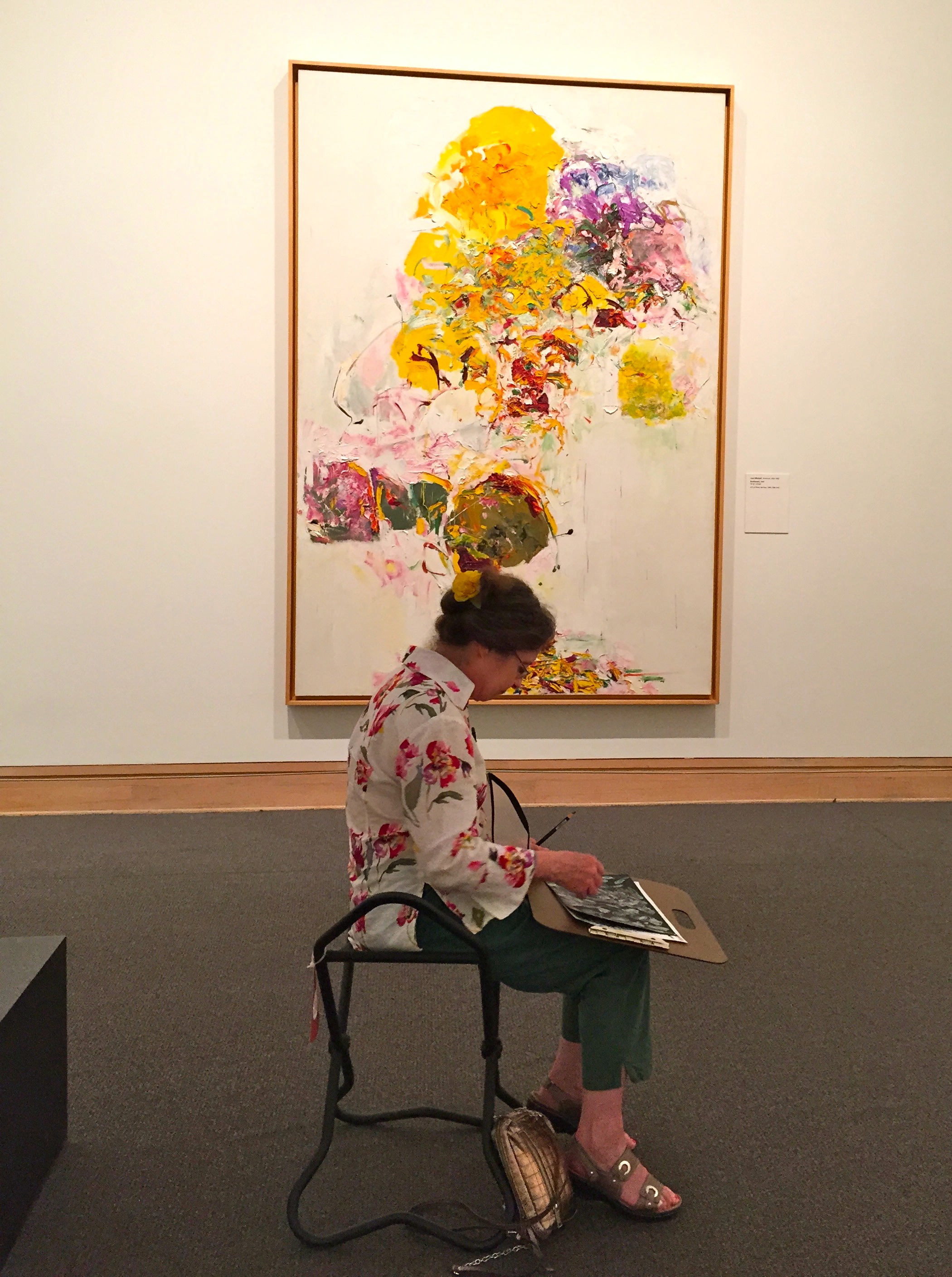 NYC Joan Mitchell Painting at The Met, 2015, digital photo