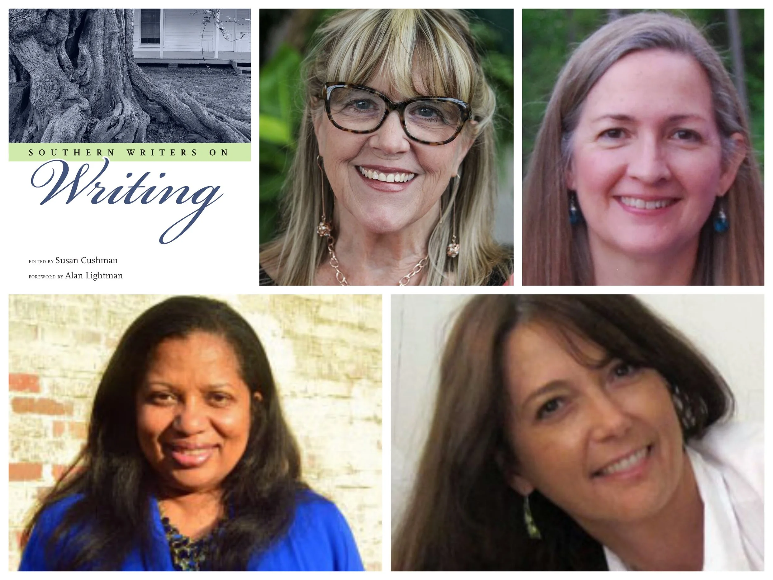Featured Southern Writers (clockwise from top left): Susan Cushman, Jennifer Horne, Wendy Reed & Jacqueline Allen Trimble.