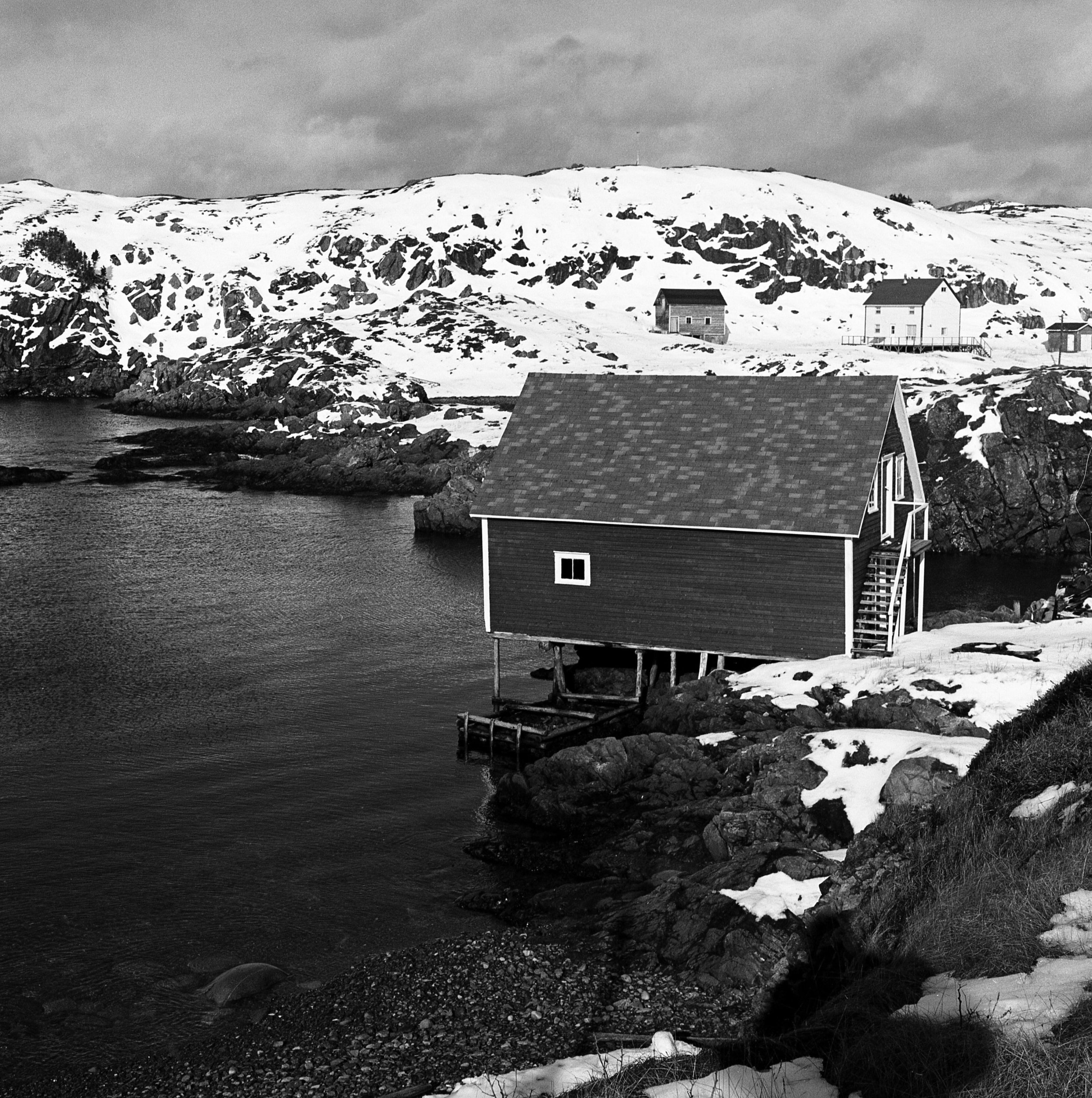 A stage, Change Islands, Newfoundland
