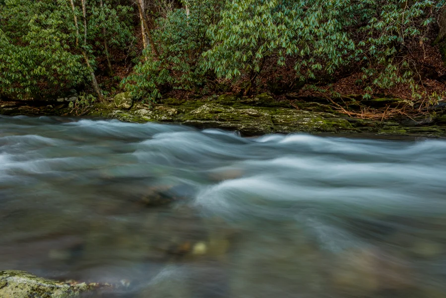 Water Rushing in Deep Creek 