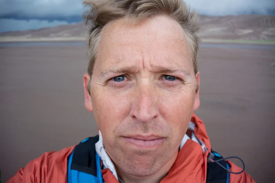 Sandy Face Selfie