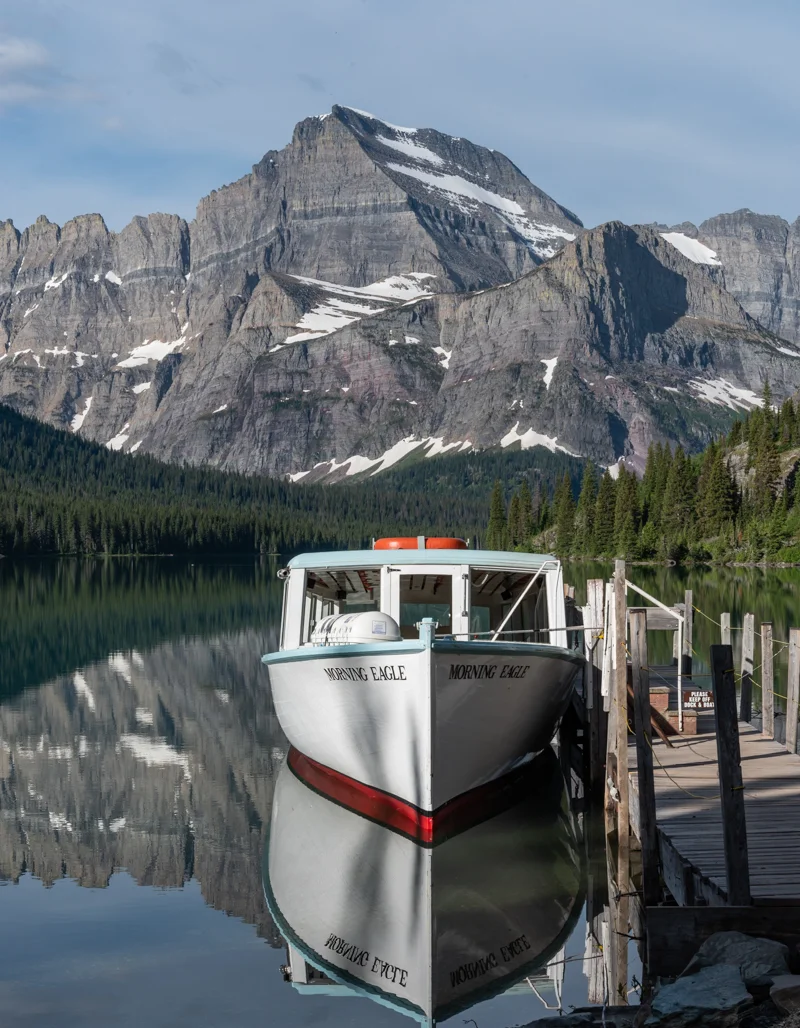 Morning Eagle Docked In Lake Josephine