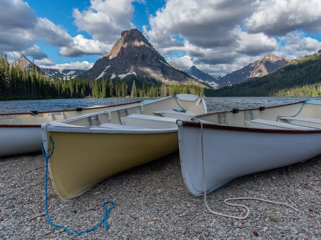 Canoes in Two Medicine