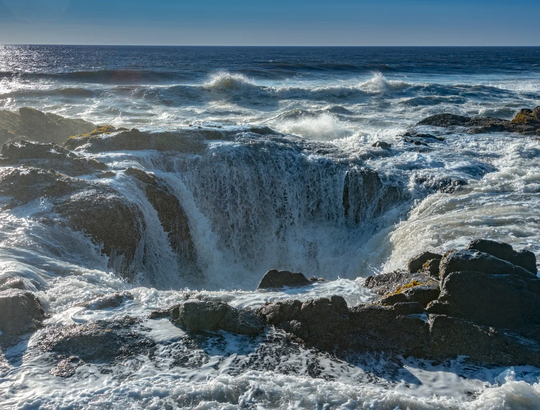 Thor’s Well on Cape Perpetua