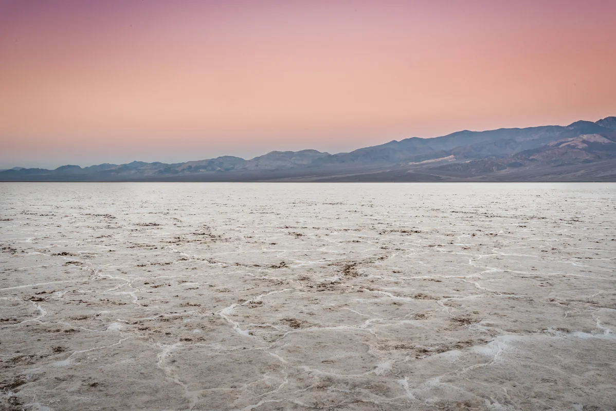 Sunrise Over Salt Flats