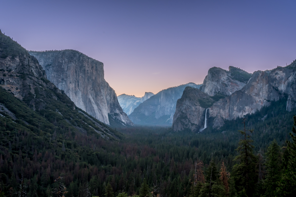 Late Dawn Over Yosemite Valley