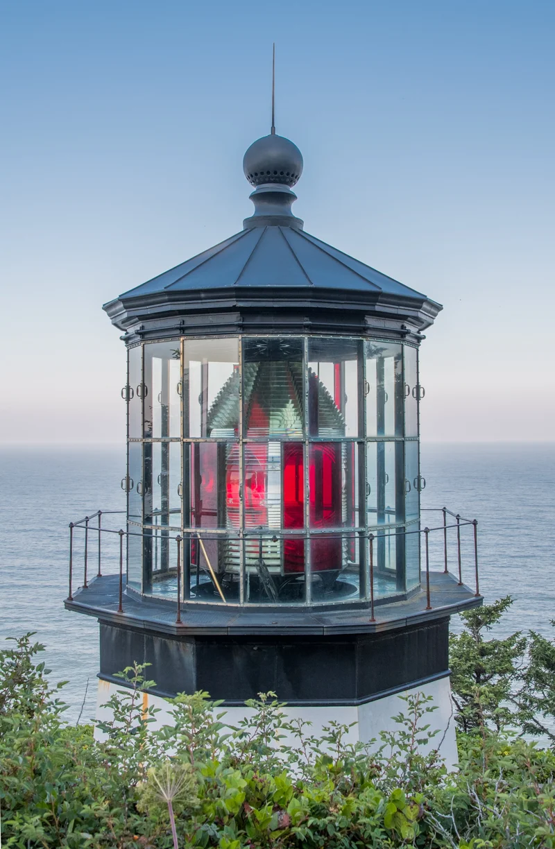 Cape Meares Lighthouse From The Trail Above