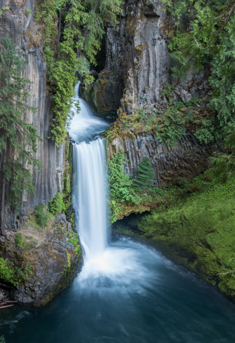 Long Exposure of Toketee Falls