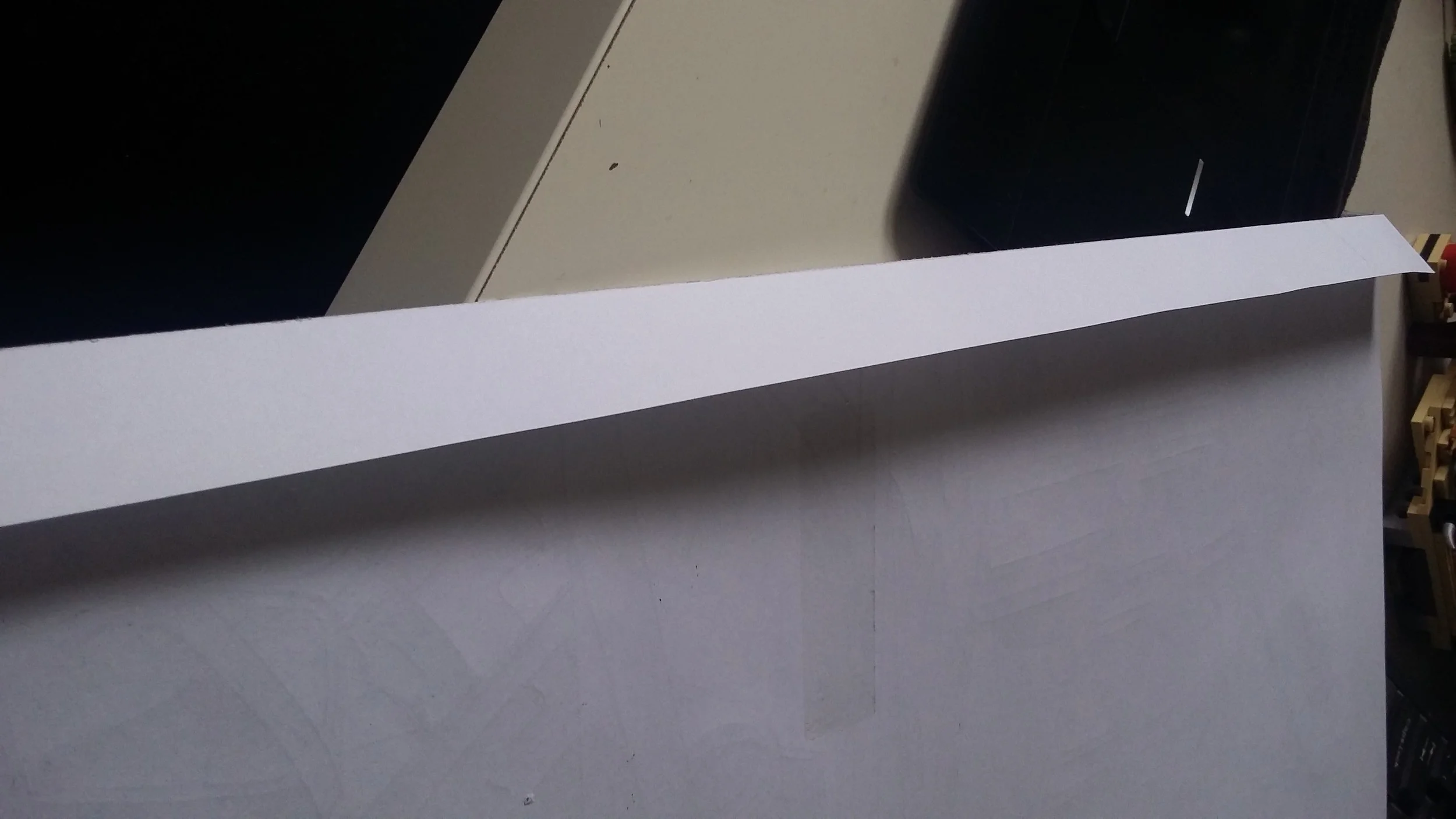 Folded one sheet so I was drawing right to the edge, so there was no gap between the pages