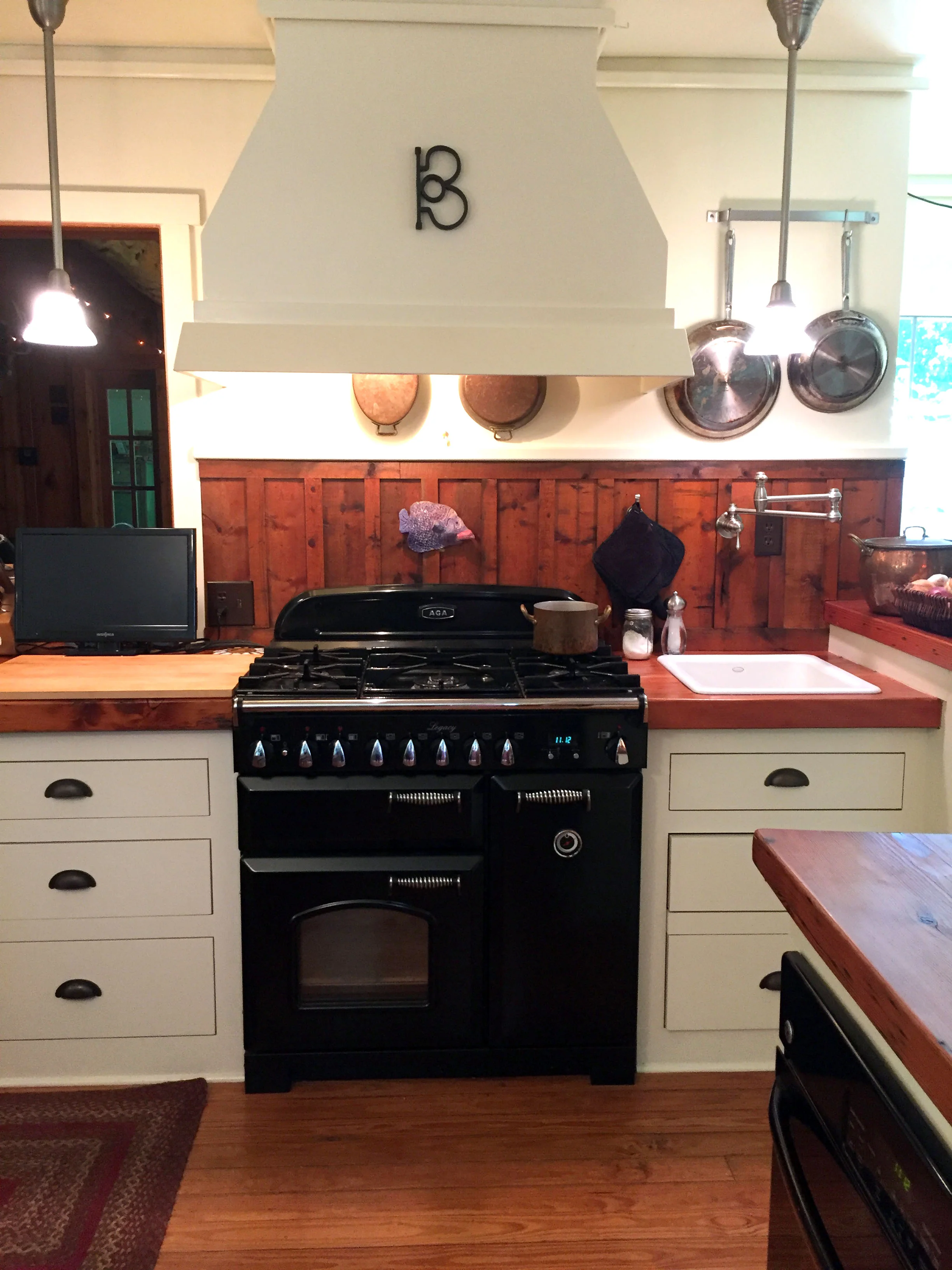 Aga stove and the Circle B