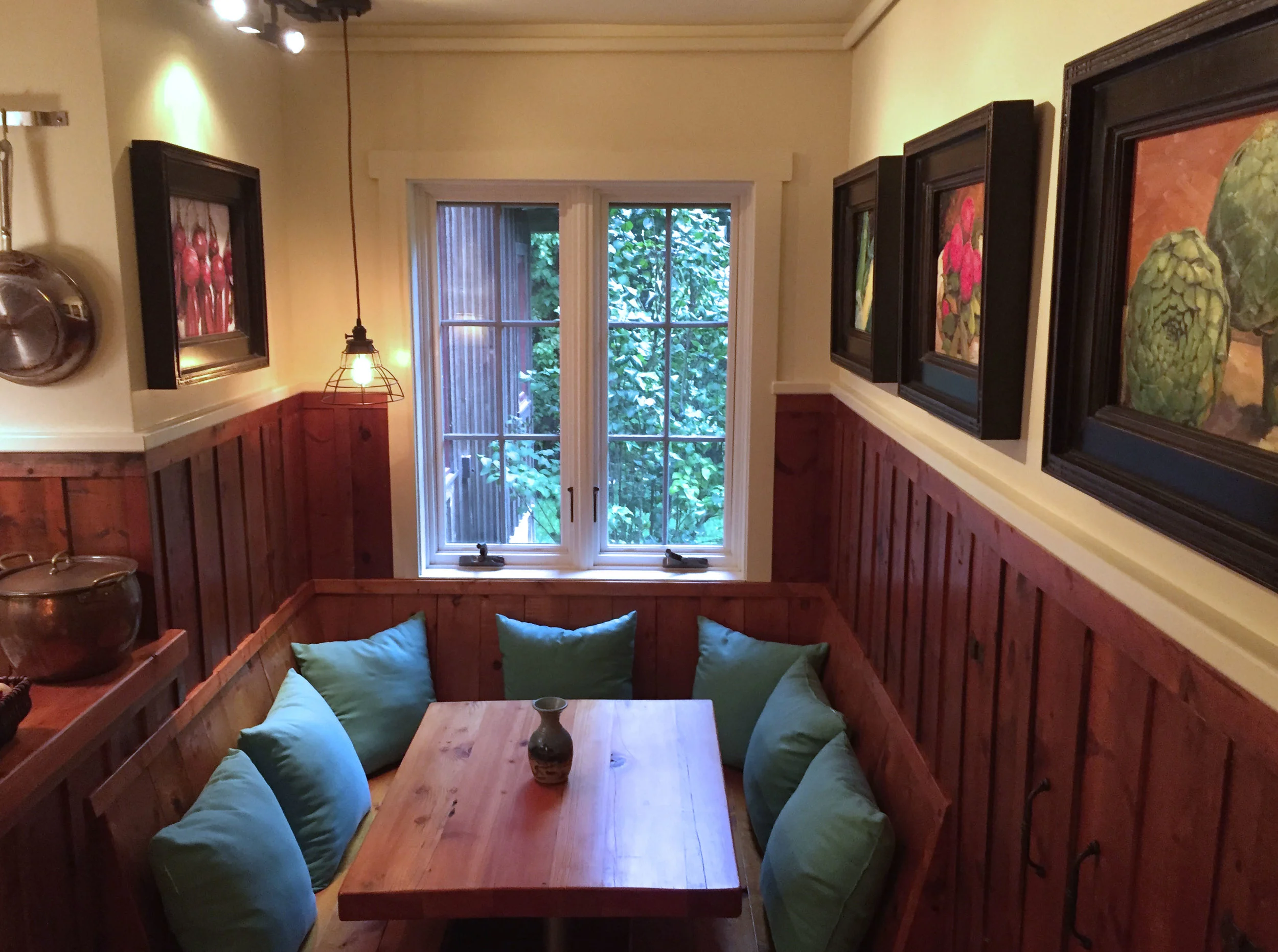 The breakfast nook