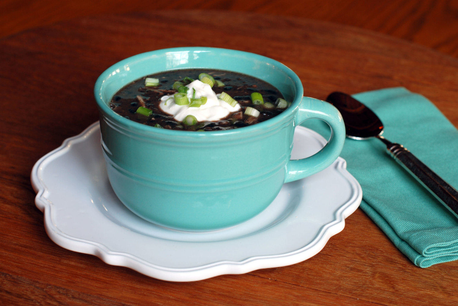 Instant pot chicken or turkey black bean and chorizo soup