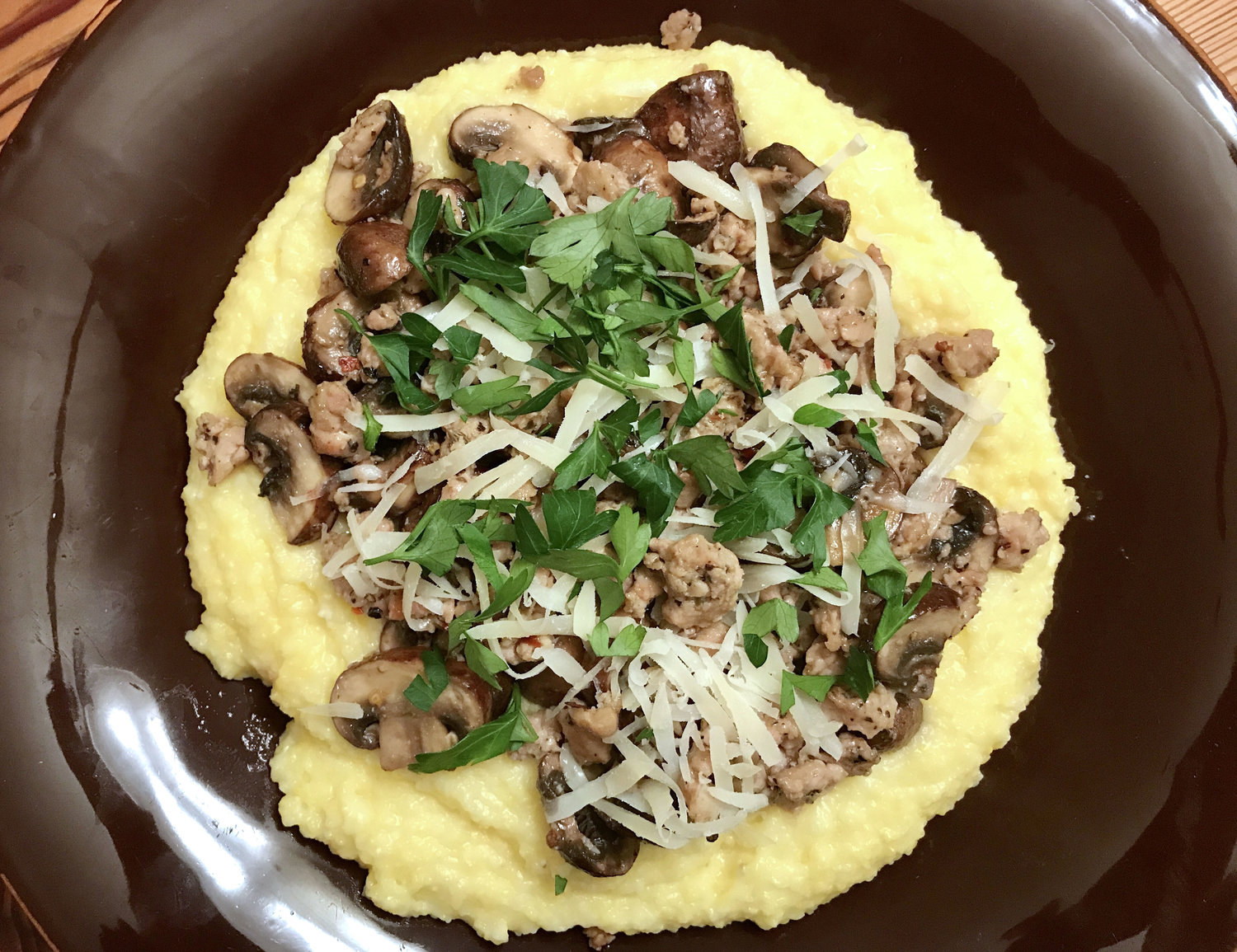Polenta with Sausage and Fresh Mozzarella — Circle B Kitchen