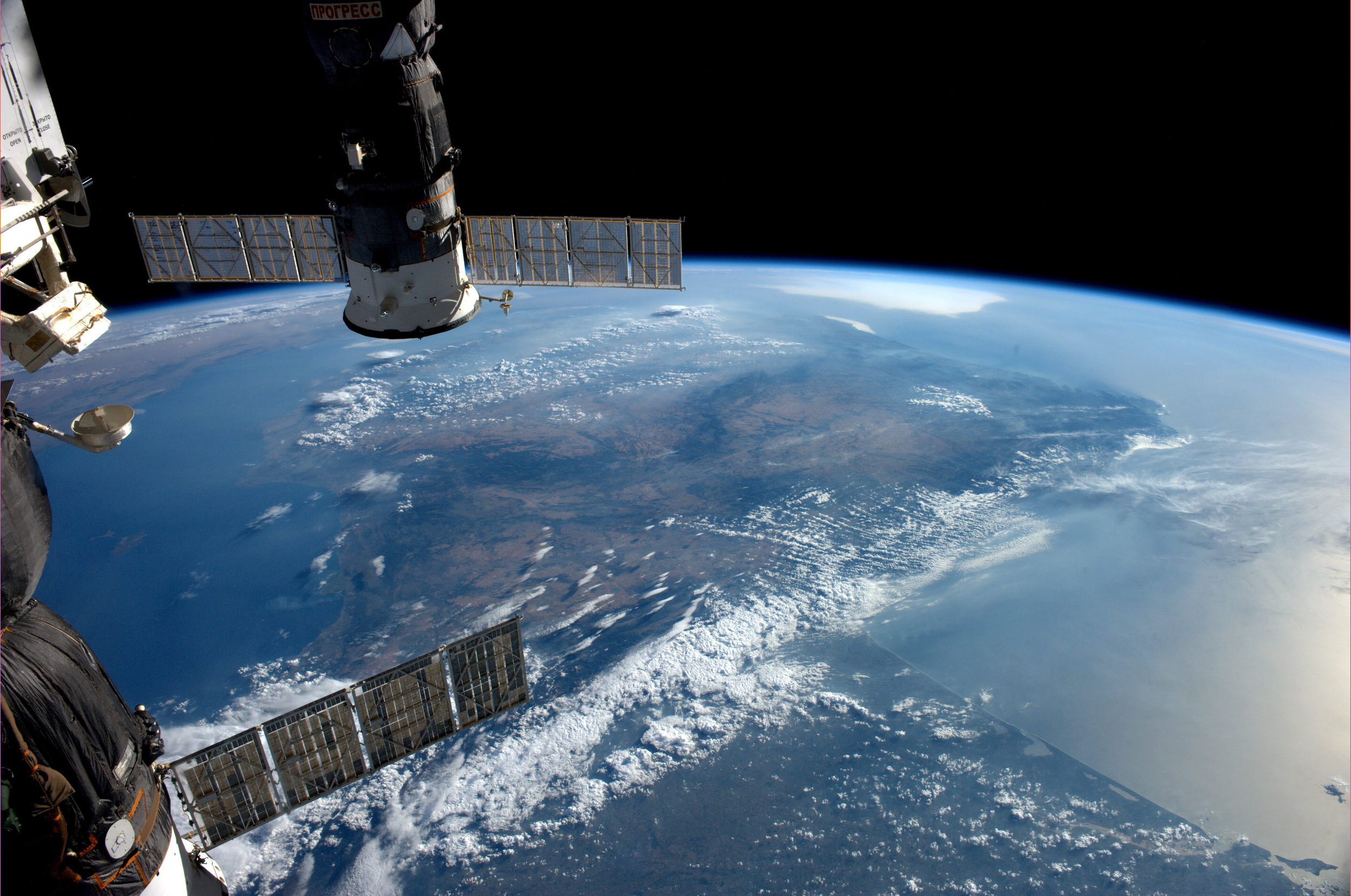A view from the International Space Station of Earth taken by ESA astronaut Alexander Gerst during his six-month Blue Dot mission. Credit: ESA/NASA