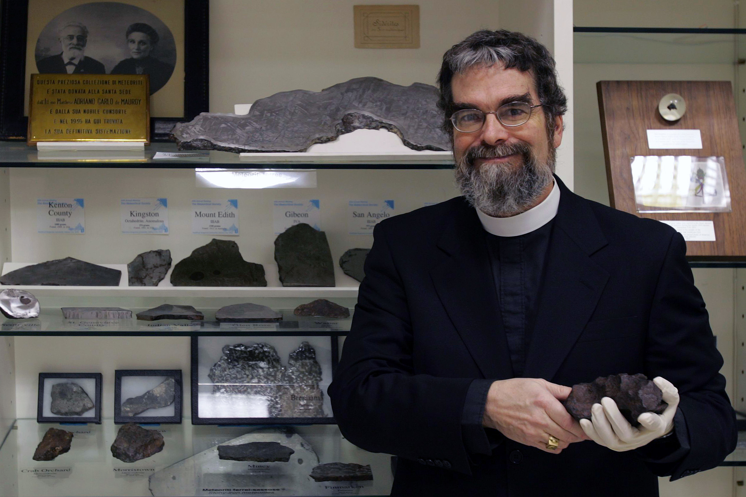 Brother Guy Consolmagno, a staff astronomer and the curator of meteorites at the Vatican Observatory. Credit: Alessia Giuliani.