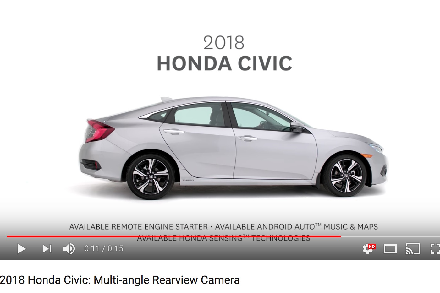 Yes…that is Sam’s voice you hear on YOUTUBE when a Honda Commercial pops up! Click Here to see the video!