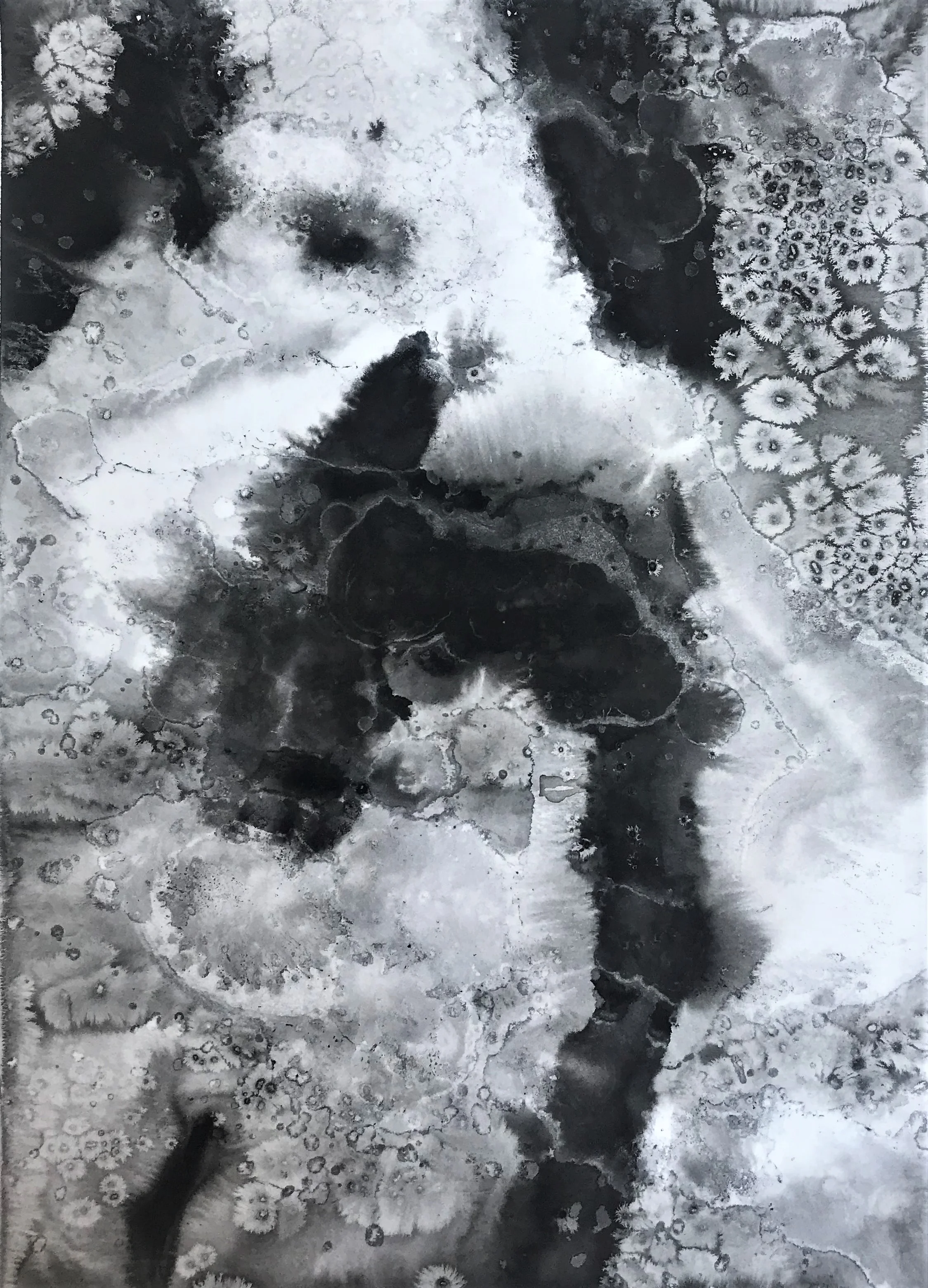 11”x17” Shapes & Beats Watercolor on paper