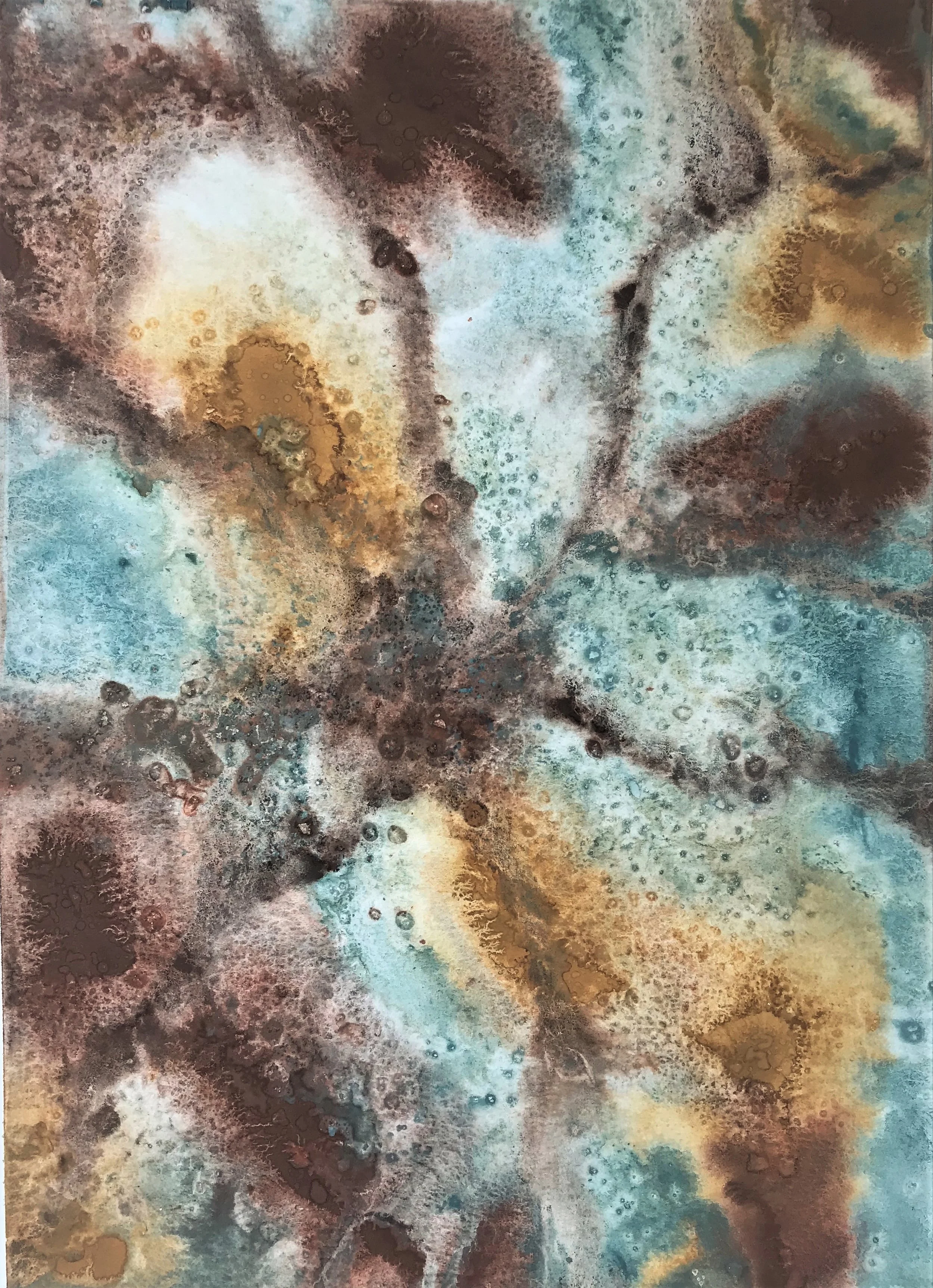 11”x17” Calming Islands Watercolor on paper