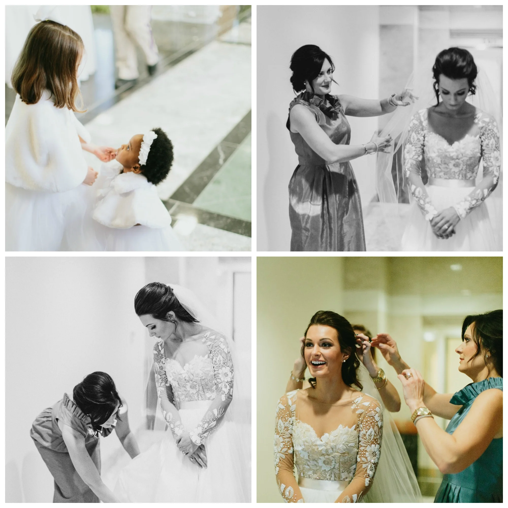 Our flower girls were my niece & cousin! 