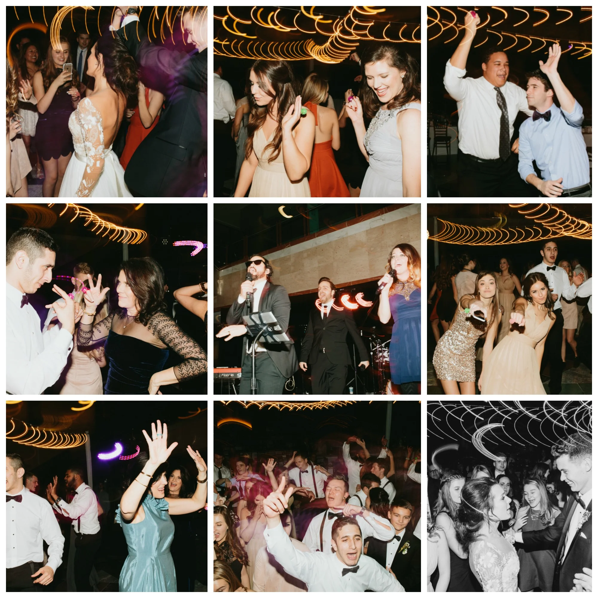 Our band was incredible!! We danced while they sang (& even rapped) all night 