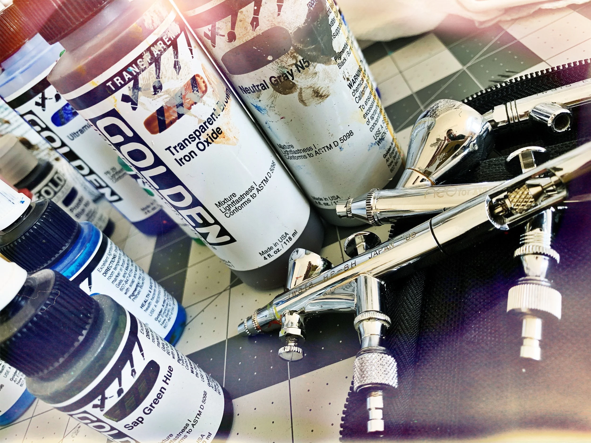 Workshop: Airbrushing and Stencil Making 