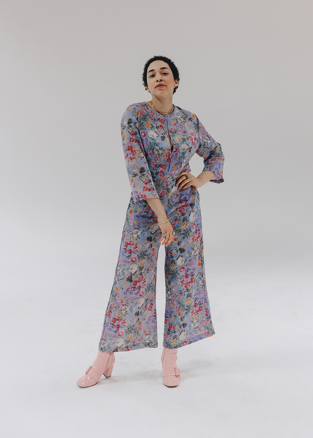 'Sonina' romper in Lilac Primrose, $388