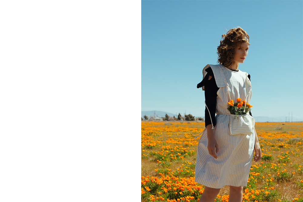 Désiréeklein 'Sonya' dress , Maria Dora ribbed ruffle sleeve top