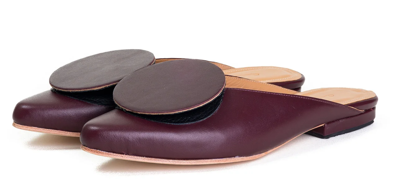 The Palatines 'Phalera' mule in Chestnut, $365