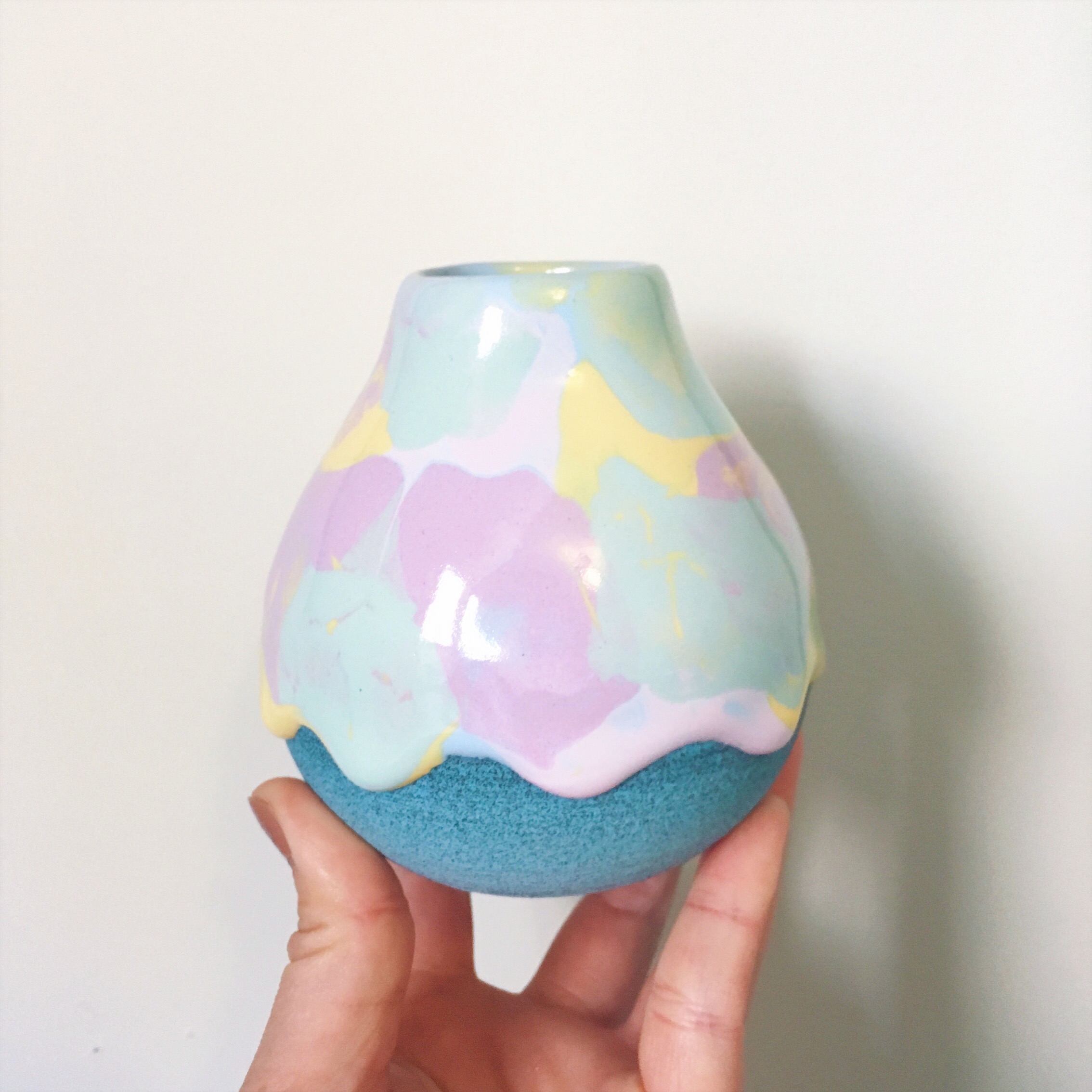 Brian Giniewski 'Drippy Sherbet' bud vase, $50 (image via @theradder )