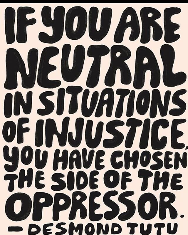 We. Are. Not. Neutral. Black lives matter. (Via @evnamedia )