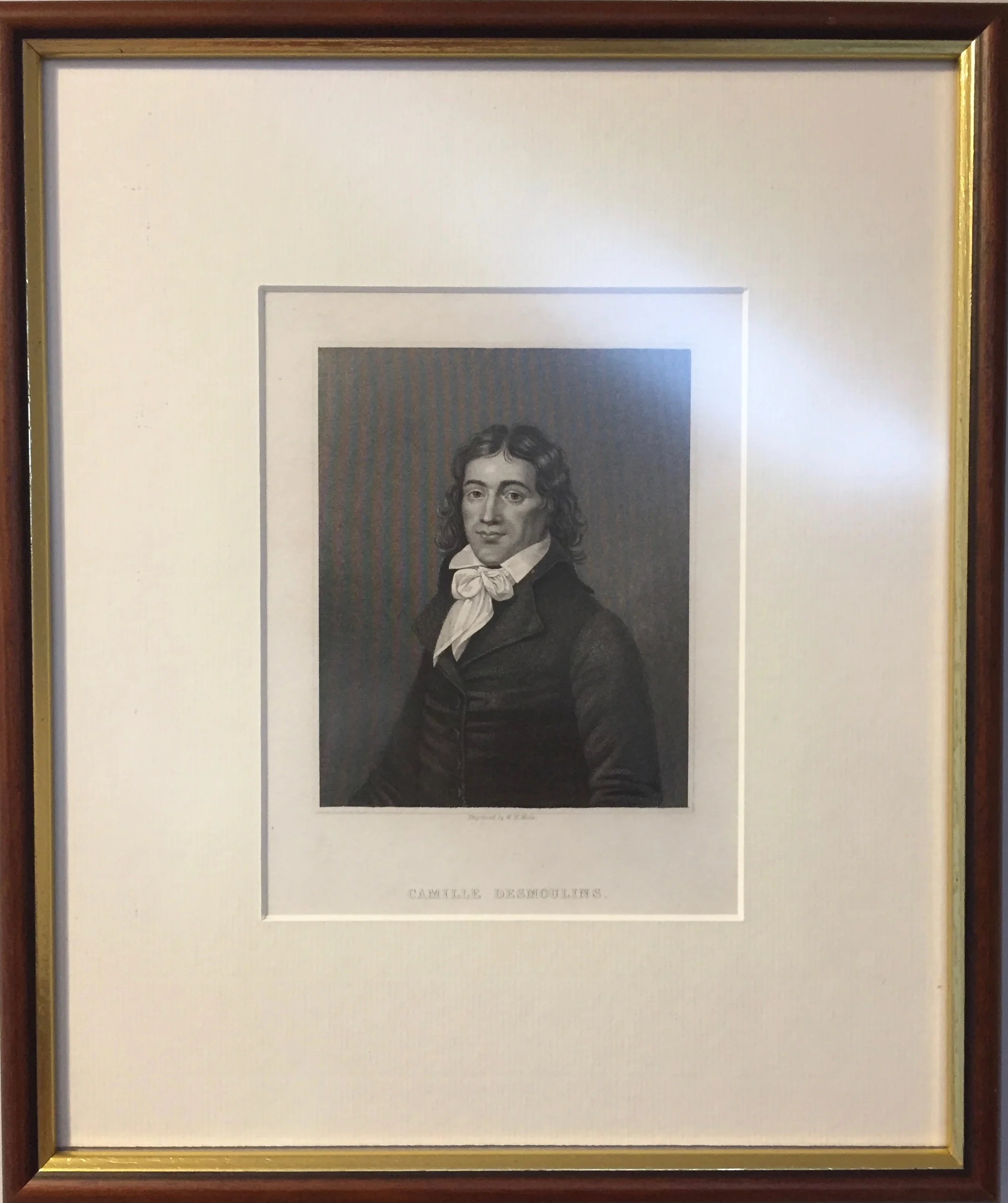 Portrait of Camille Desmoulins. Private copy. Image by Rachel Hammersley.