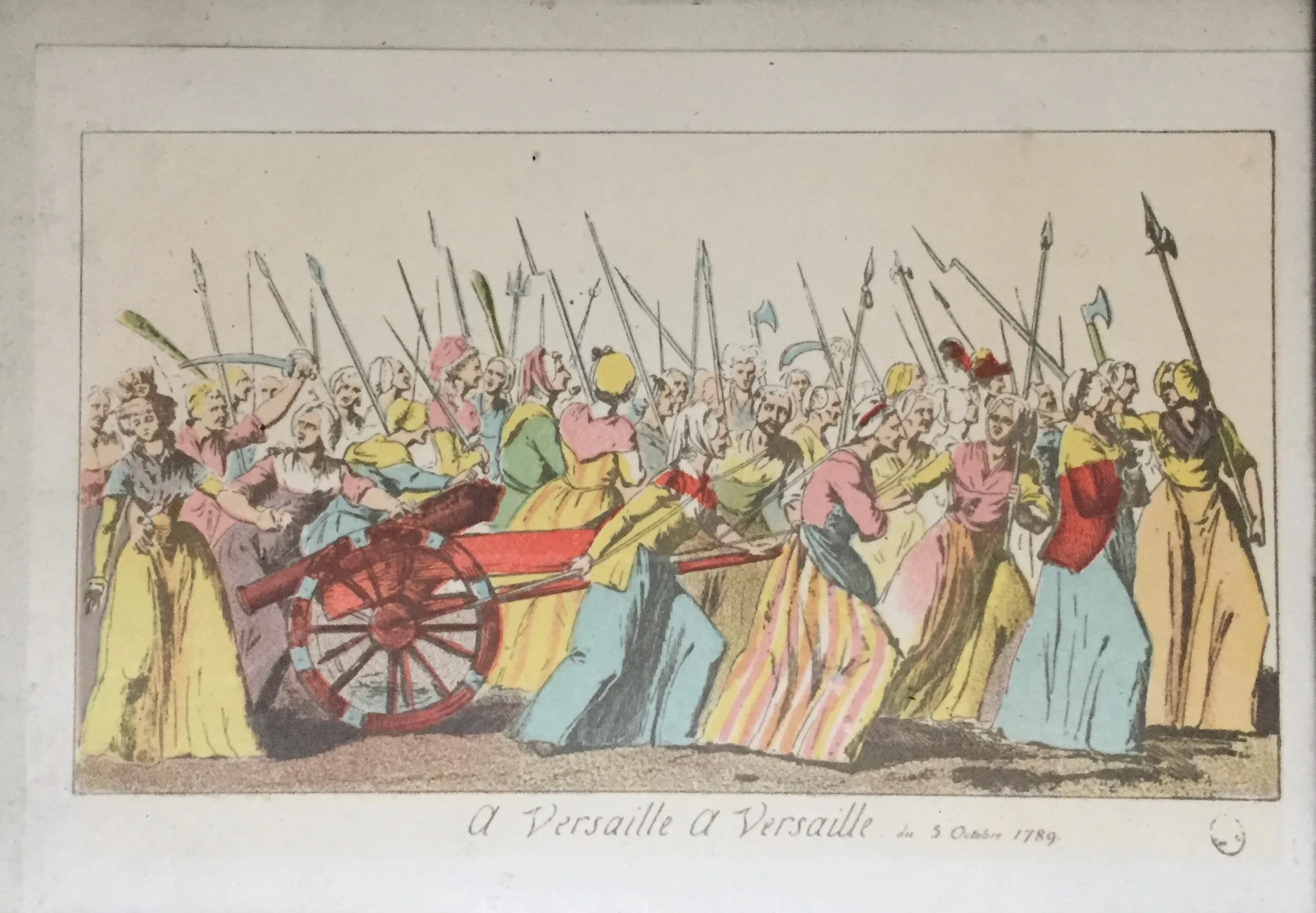 'A Versaille, a Versaille, du 5 Octobre 1789'. Image from author's own collection.