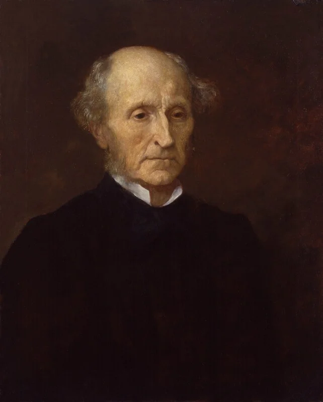 John Stuart Mill, replica by George Frederick Watts, 1873. National Portrait Gallery NPG 1090. Reproduced under a Creative Commons License.