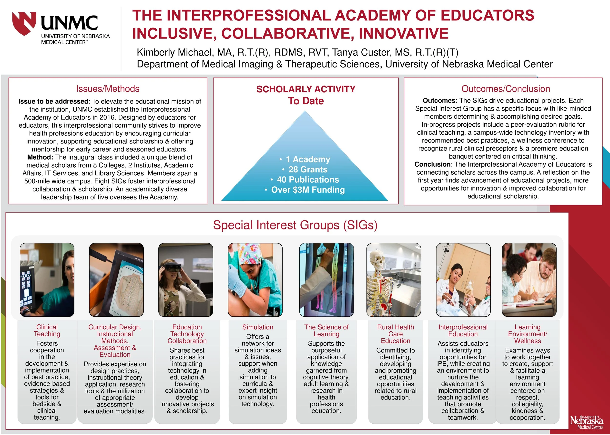 THE INTERPROFESSIONAL ACADEMY OF EDUCATORS: INCLUSIVE, COLLABORATIVE, INNOVATIVE