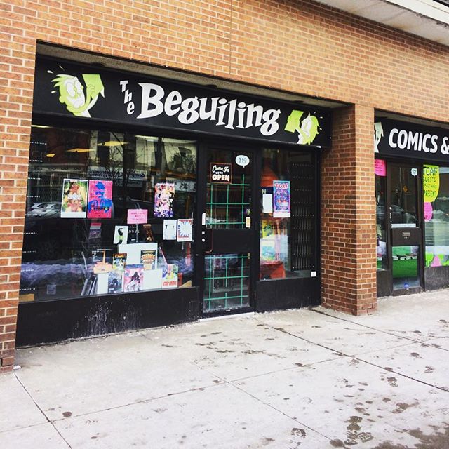 My comic &ldquo;LOSS&rdquo; is on the consignment shelf at @thebeguiling Go check out this awesome shop and pick one up!! Support local art and business in one fell swoop! .
.
.
#comic #comicbook #comicbookstore #thebeguiling #toronto #torontoart #go