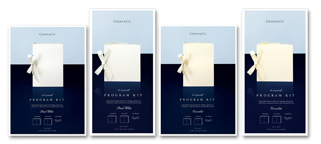Crane & Co. boxed program kits | Art Direction & Design