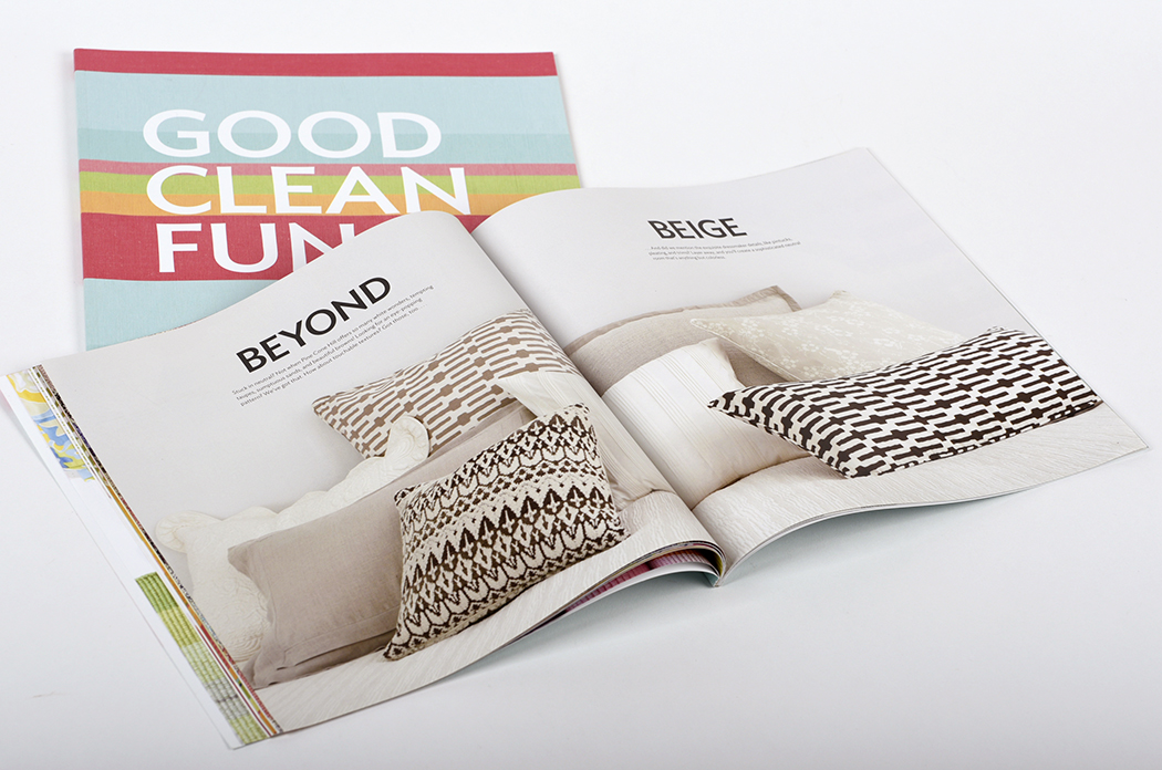 The Annie Selke Companies brand book, winner of HOW Magazine's 2012 In HOWse Merit Award