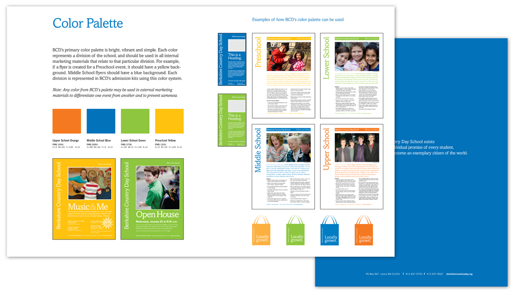 Berkshire Country Day School visual identity guidelines