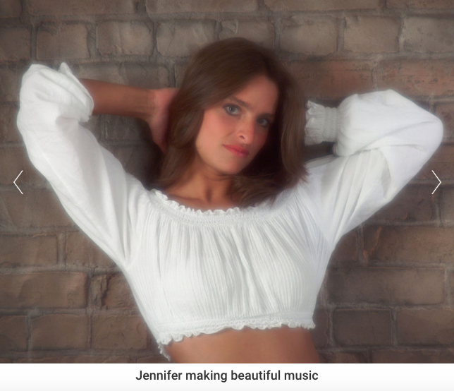 Photo of actual artist who sent their "Press Package"