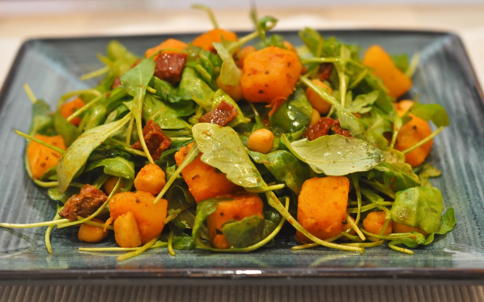 Chickpea and squash salad