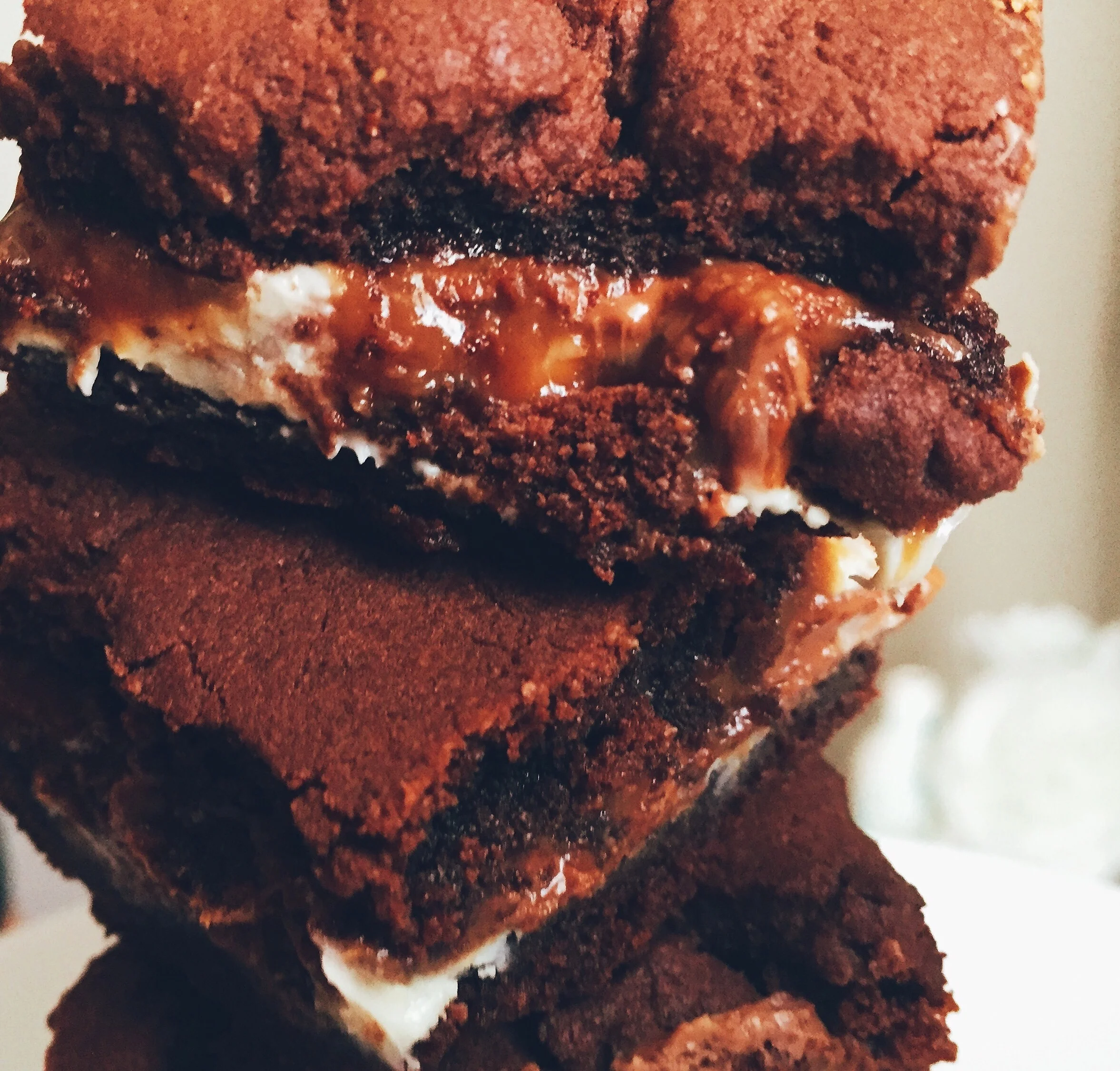 The ultimate caramel chocolate brownies 
