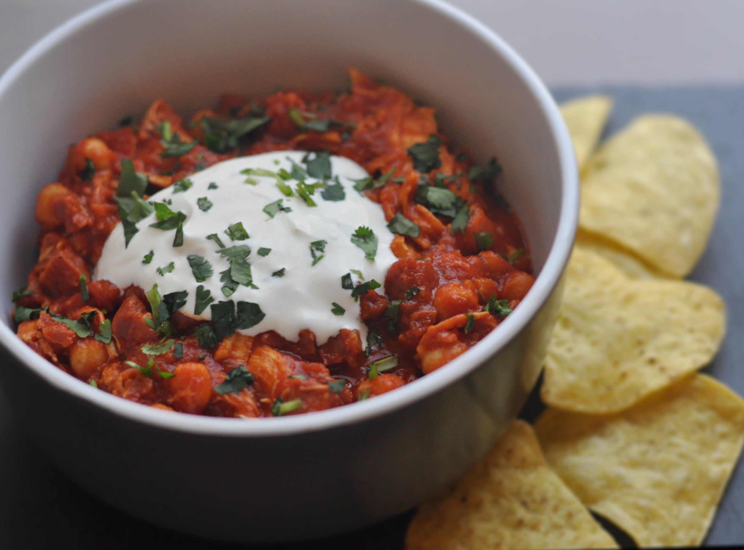 Cajun chicken chilli