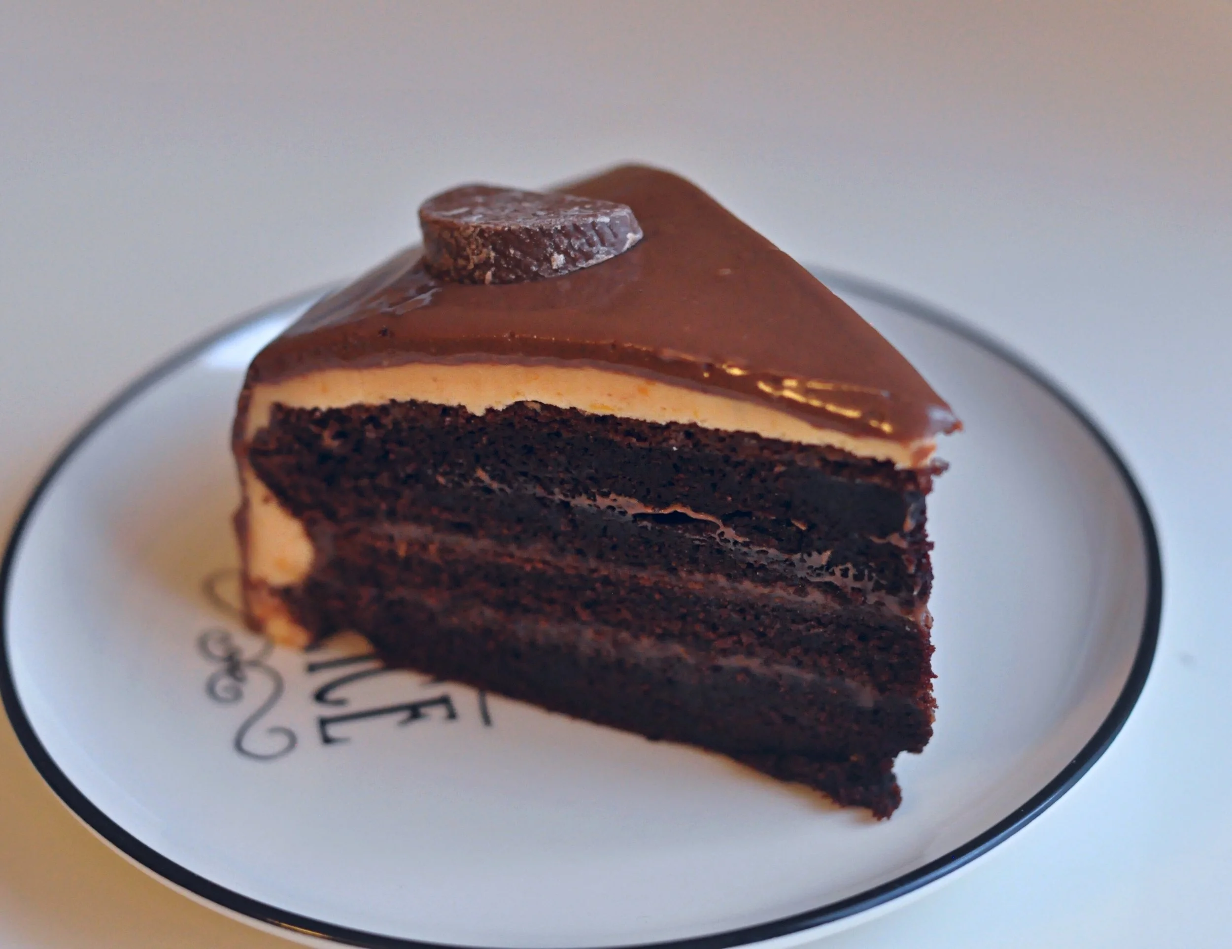 Birthday party chocolate cake