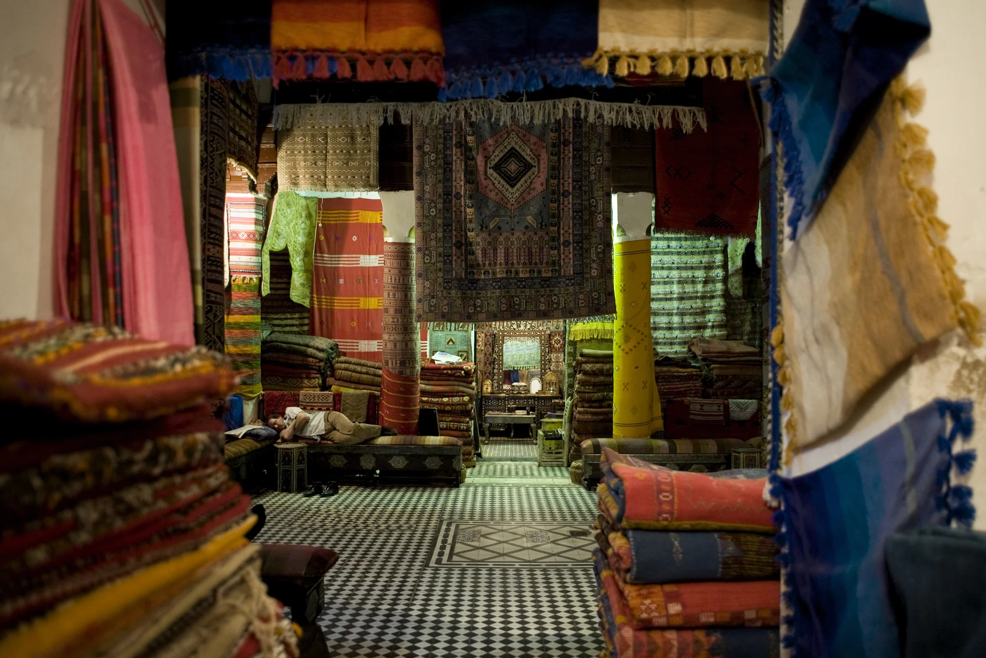 CARPET STORE, Marrakech, Morocco, 2010