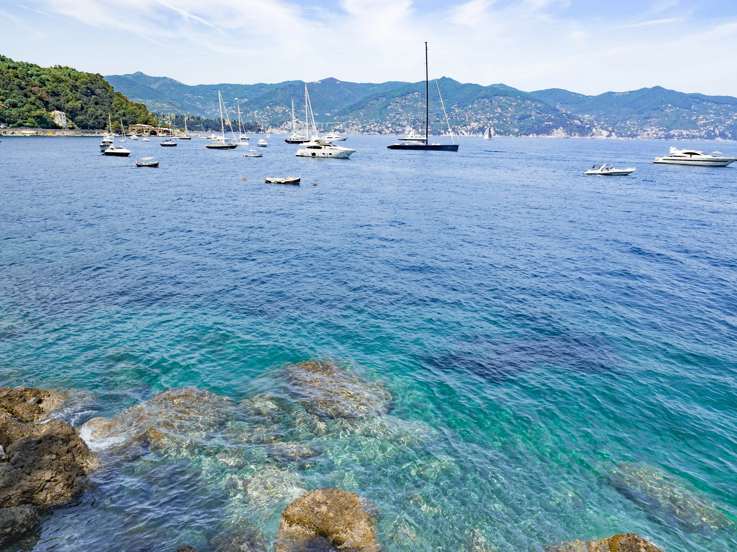 On the edge of S. Margherita, heading into Portofino