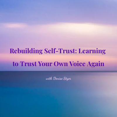 For Women Ready to Rebuild Self-trust