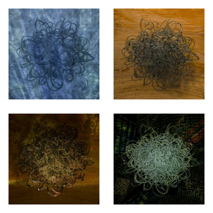 Wobbe Koning- "Elements"- (15"x15") - $2000
