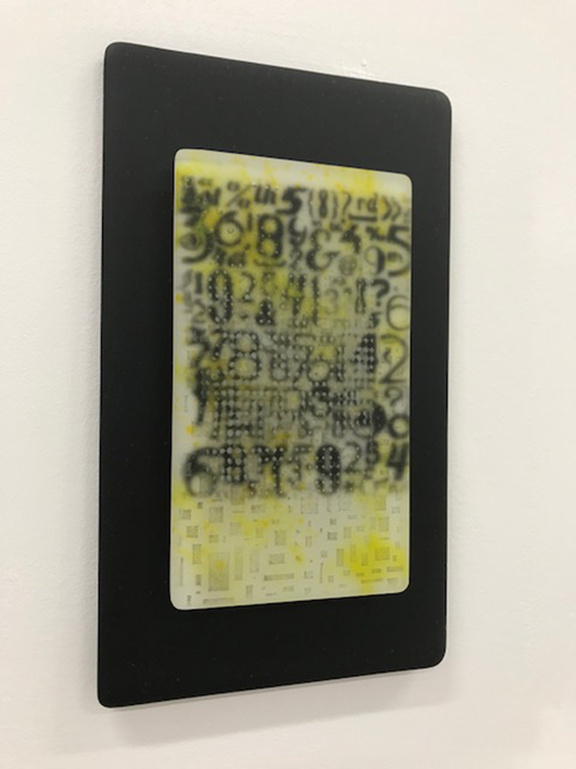 Karen Murphy Too Much to Remember Fused Glass (12" x 7") $125 (Selected but not participating)