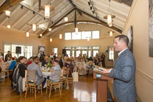 Dutchess County Executive Marcus Molinaro speaking at Barrett’s 2019 Springraiser