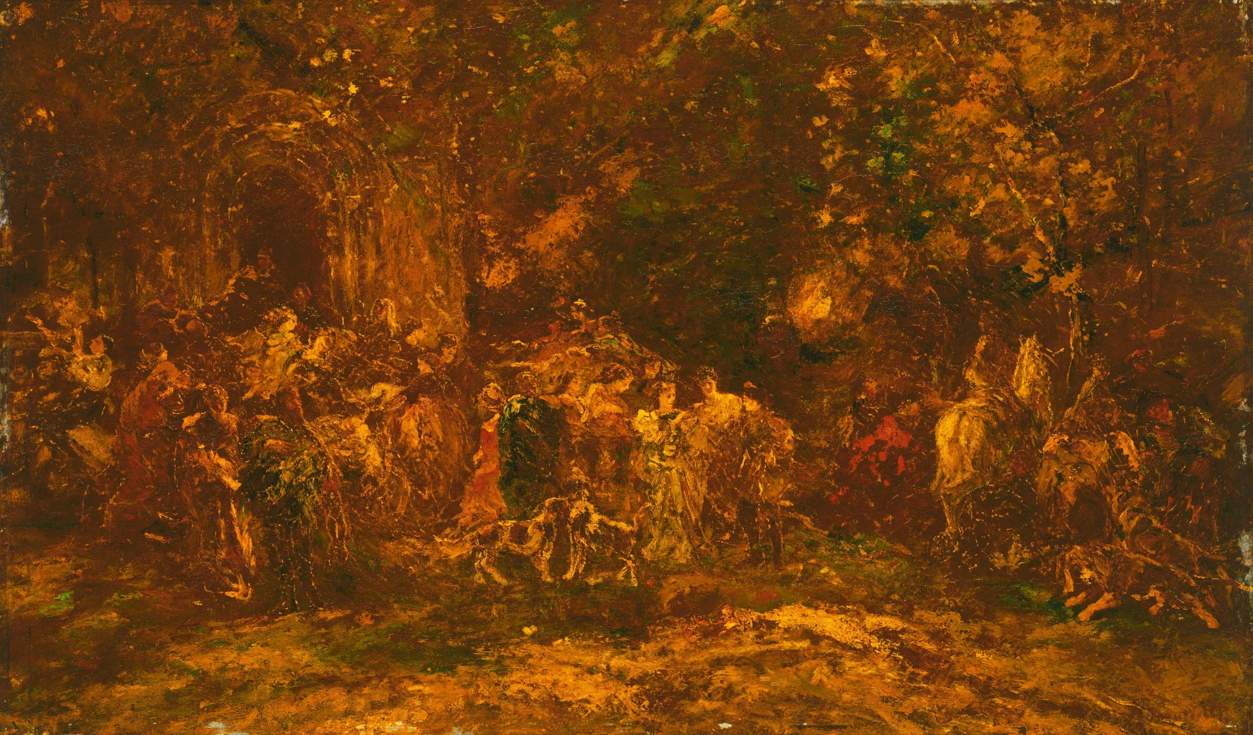 Adolphe Monticelli, Woodland Worship
